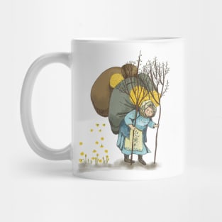 Ethnic Season Cycle. Spring. Mug